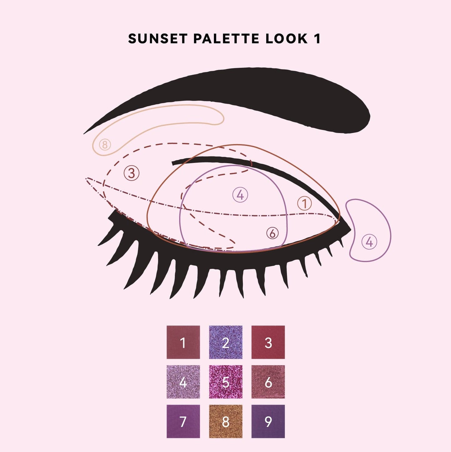 Glamour Queen Eyeshadow Palette-Sunset Sahara