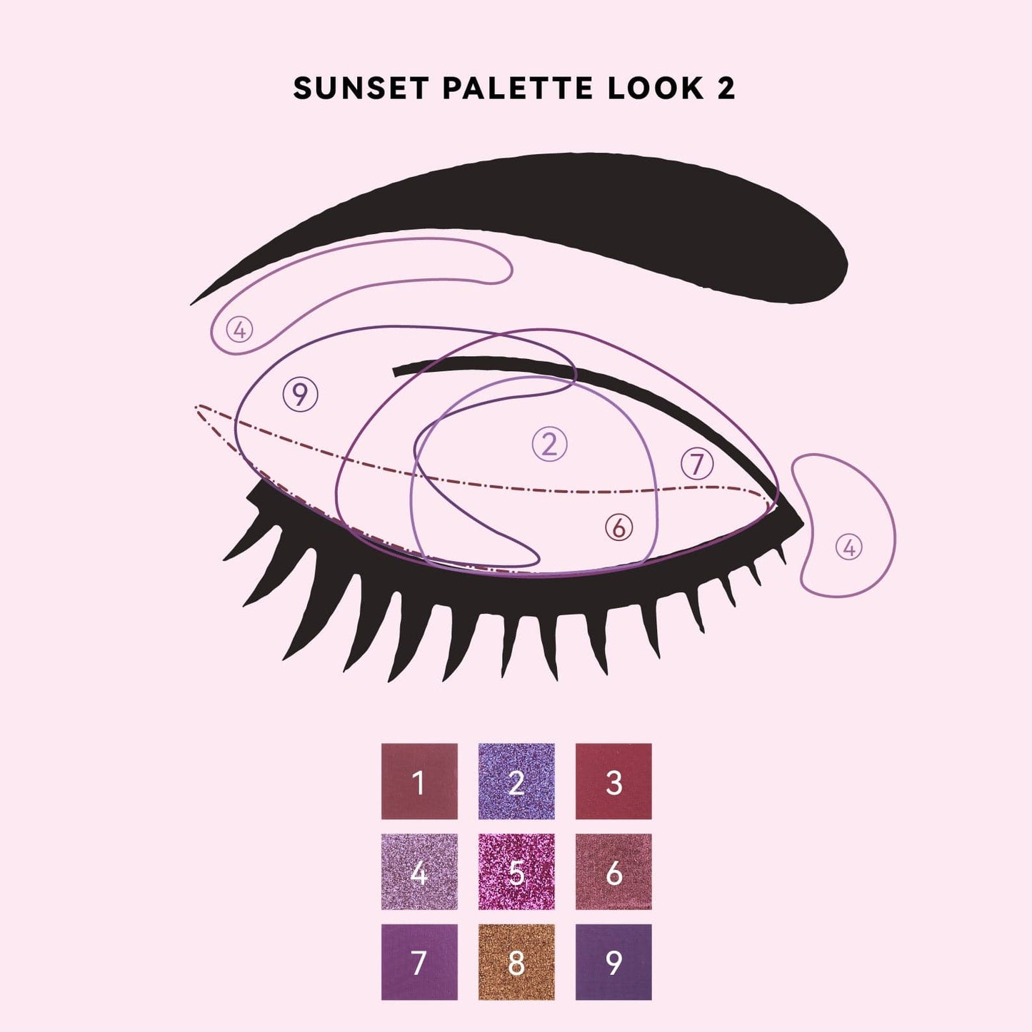 Glamour Queen Eyeshadow Palette-Sunset Sahara