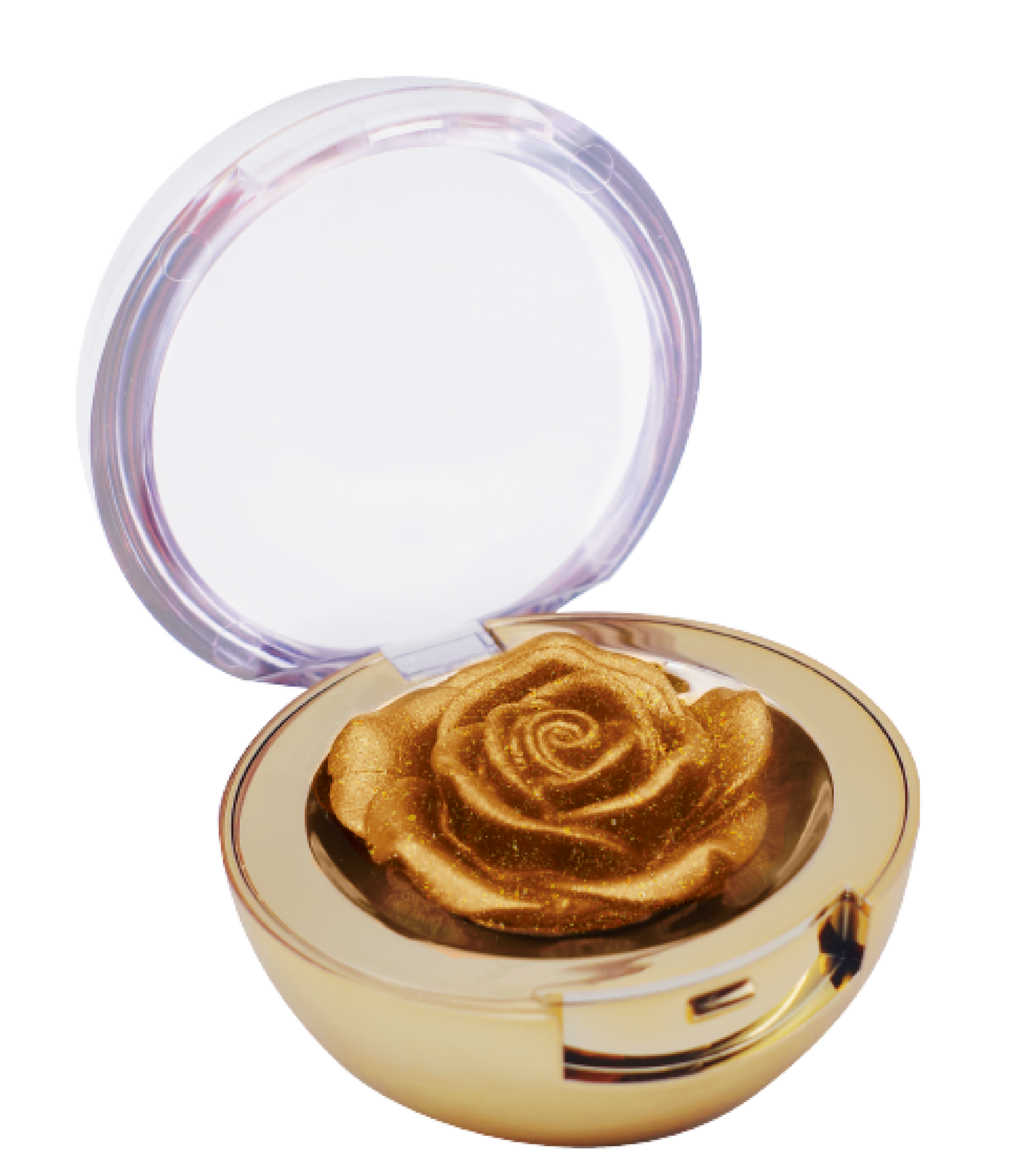 Gold Cream Rose Shape Highlighter