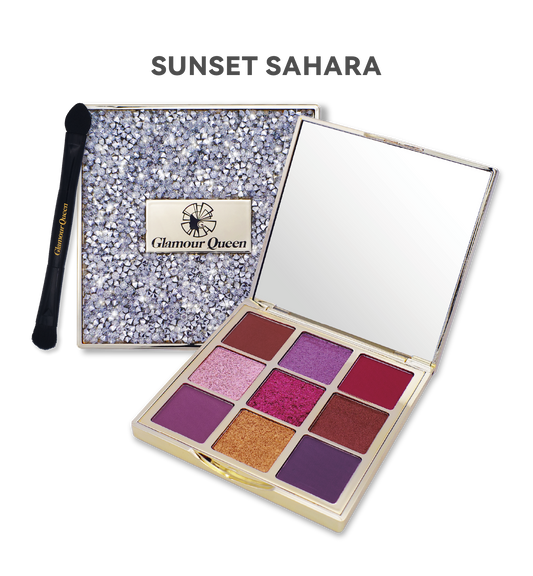 Glamour Queen Eyeshadow Palette-Sunset Sahara